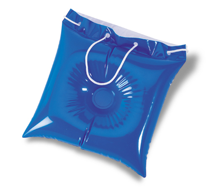 Inflatable beach pillow and/or beach bag