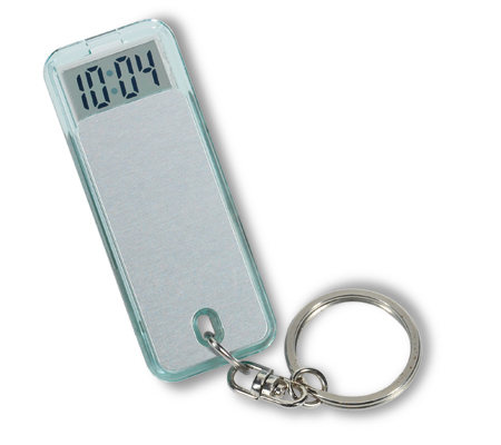 Luxurious key ring with LCD clock AND BATTERY