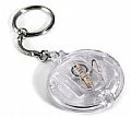 Transparent Key ring with light - Assorted colours