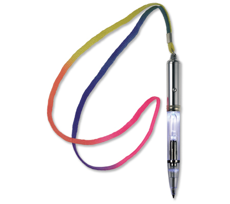 Pen with several colours light