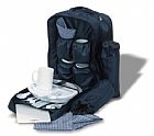 Picnic backpack and crockery for 4 persons