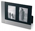 Photo frame with two windows.