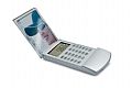 8 digit calculator with photo frame. Aluminium case with rubber