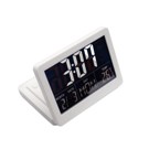 Desk clock with polarised display