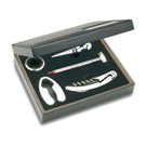 5 piece wine set in PU case