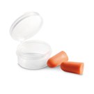 Ear plug set in protecting box