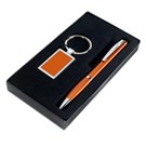 Ball pen and keyring set