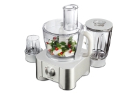 Kenwood Brushed Metal Food Processor. 3.0lt bowl with integral c Kenwood Brushed Metal Food Processor. 3.0lt bowl with integral c