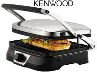 Kenwood Brushed Silver Contact Family Grill. 1500watts. Large op Kenwood Brushed Silver Contact Family Grill. 1500watts. Large op