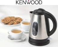 Kenwood 1.7 Stainless Steel Kettle. dual water window. hinged li Kenwood 1.7 Stainless Steel Kettle. dual water window. hinged li