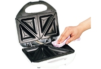 Kenwood 2 Slice Snackmaker Toaster White-Non Stick Plates. Saf Kenwood 2 Slice Snackmaker Toaster White-Non Stick Plates. Saf