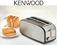 Kenwood 4 Slice Toaster- Brushed and polished Stainless Steel fi Kenwood 4 Slice Toaster- Brushed and polished Stainless Steel fi