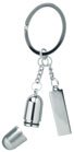 Nickel Satin Keyring with capsule case