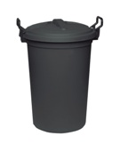 Dustbin 120 Litre - Black