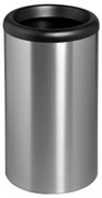 Midi Bin with Swivel Funnel Rim Lid - Silver