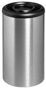 Midi Bin with Rim Lid - Stainless Steel