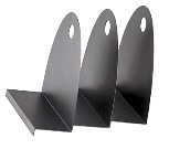 D Line, Floor Standing Magazine Holder - Black