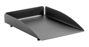 Modern Steel Letter Tray, Single - Black