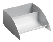 Modern Business Card Holder - Silver