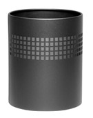 Square Punch, Waste Paper Bin - Black