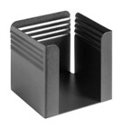Fluted Paper Cube - Black