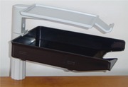 Combination Tel Stand/Letter Tray with Clamp Fix - Grey Combination Tel Stand/Letter Tray with Clamp Fix - Grey