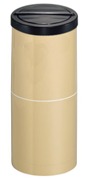 Litter Bin With Flip Top Lid - Beige