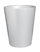Tapered Planter, Solid without Castors Jumbo, 55cm - Silver Tapered Planter, Solid without Castors Jumbo, 55cm - Silver