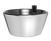 Desk Top Plant Bowl incl. Liner & Softwatering Systems - Stainle Desk Top Plant Bowl incl. Liner & Softwatering Systems - Stainle