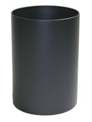 Wide Litter Bin, No Lid, Solid - Black