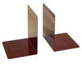 Book Ends OR CD Holder, Set of Two - Burgandy