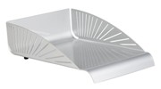 Spectra Steel Letter Tray, Single - Silver