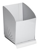 Spectra Waste Paper Bin, 300mm High - Silver