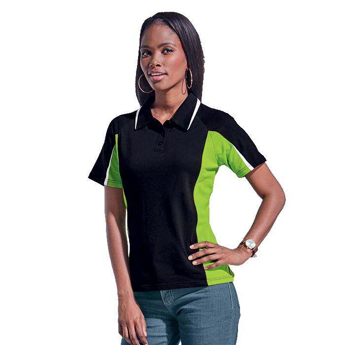 Barron Ladies Nero Golfer - Avail in: Black/Lime/White, Navy/Gre