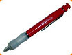 LED Fat Rubber Grip Flashing Pen - BLUE