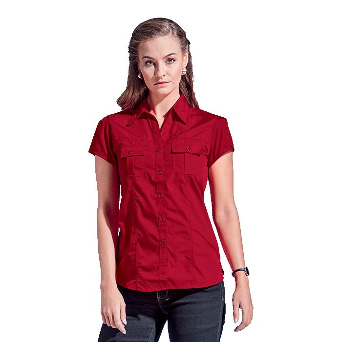 Barron Ladies City Blouse - Avail in: Black, Navy, Red, Sky Blue