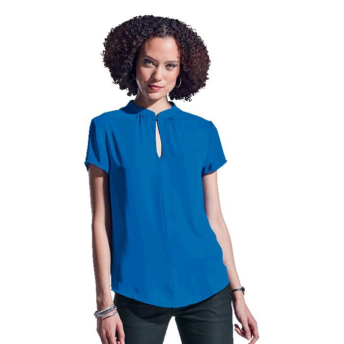 Barron Ladies Jasmine Blouse - Avail in: Black, Charcoal, Cobalt