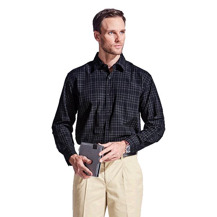 Barron Mens Hamilton Check Lounge Long Sleeve - Avail in: Black,