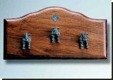 Rhino Small Key Rack - African Theme