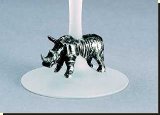 Rhino Martini Glass - 19CL - African Theme