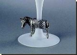 Zebra Champagne Glass - 15CL - African Theme