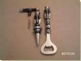 Mask Bar Set: Bottle Opener, Stopper & Corkscrew - African Theme