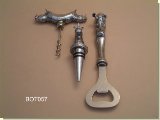 Rhino Bar Set: Bottle Opener, Stopper & Corkscrew - African Them