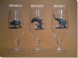 Leopard Pilsener Beer Glass - African Theme