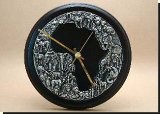 Wall Clock - Round  - African Theme
