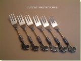 Africa Set of 6 Pastry Forks - African Theme