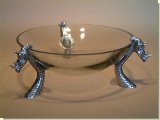 Rhino Glass Salad / Fruit Bowl - African Theme