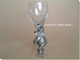 Elephant Large Wine Glasses RWG Bowl - African Theme