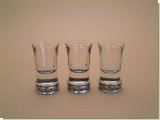 Cross Dot pattern Scnapps Glass Set - 4 Glasses - African Theme