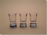 Snake skin pattern Scnapps Glass Set - 4 Glasses - African Theme